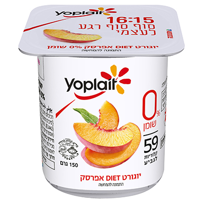 יוגורט דיאט 0% יופלה שומן אפרסק 150 גרם