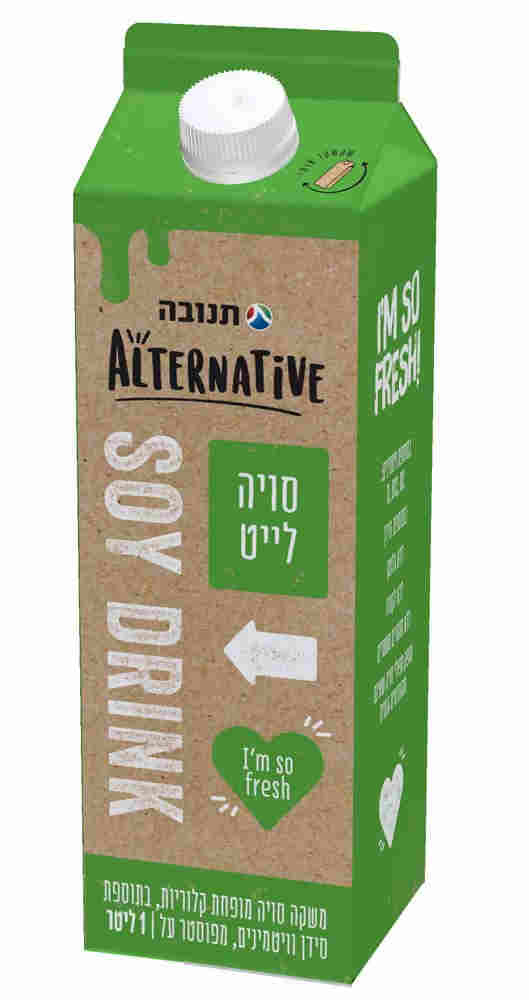 משקה סויה לייט אלטרנטיב 1 ליטר עדח
