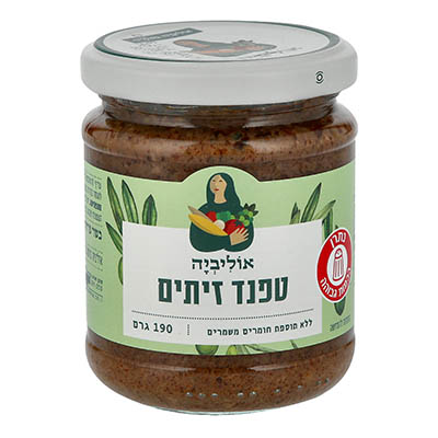 אוליביה ממרח טפנד זיתים 190 ג'