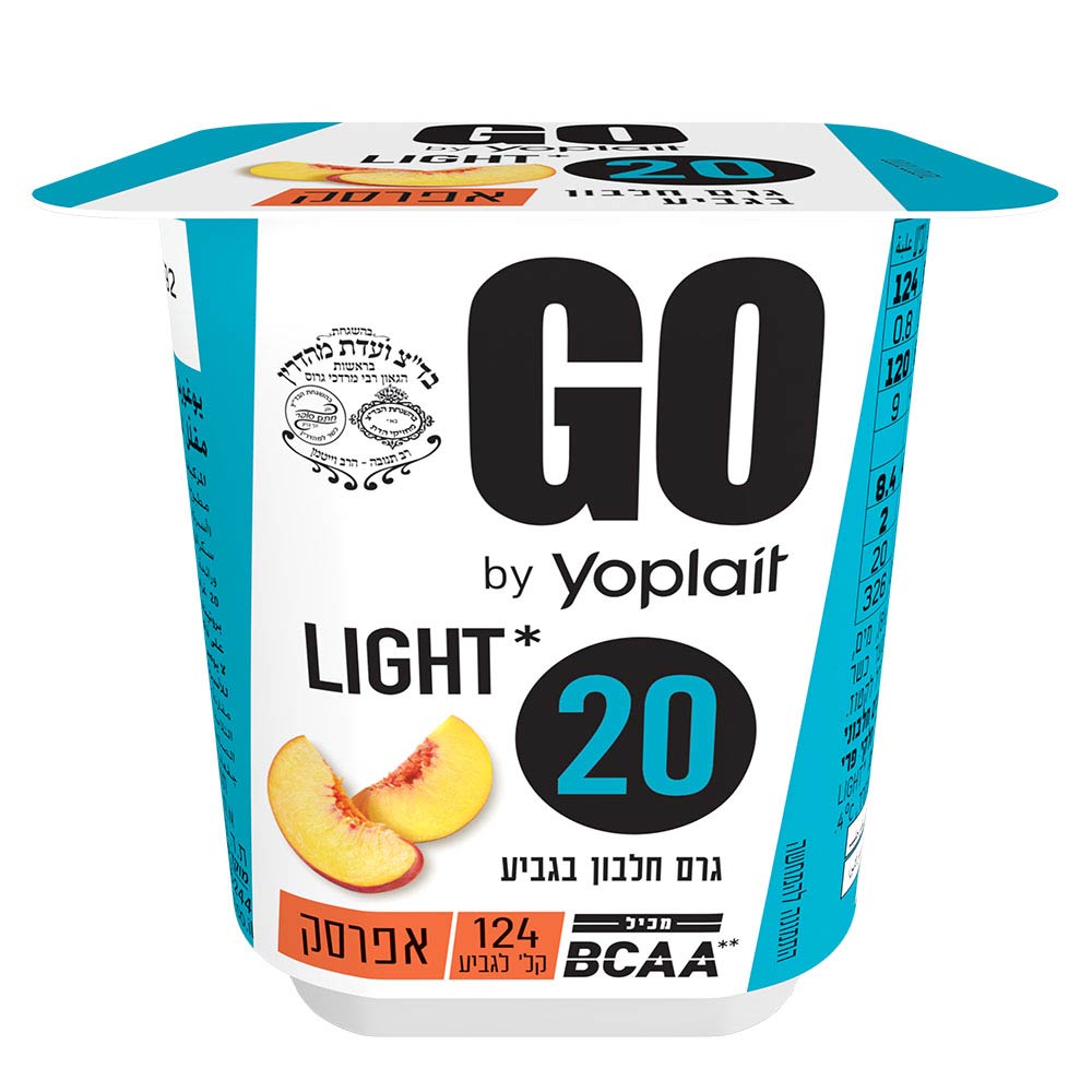 יוגורט חלבון יופלה GO לייט אפרסק 200 ג'