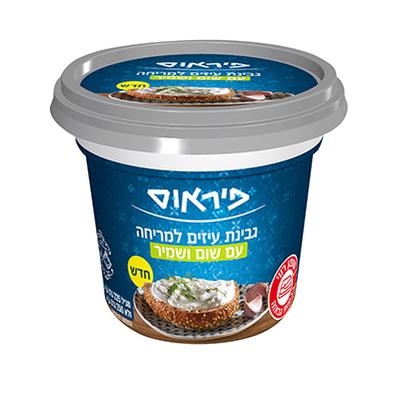גבינת עיזים למריחה עם שום שמיר, 225 גרם