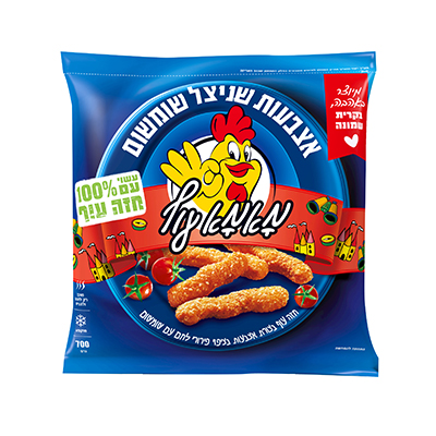 שניצל אצבעותשומשום מאמאעוף 700 גר' רבנות
