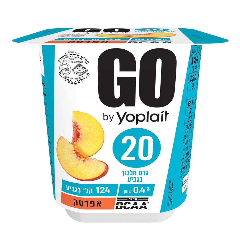 יוגורט חלבון יופלה GO לייט אפרסק 200 ג'