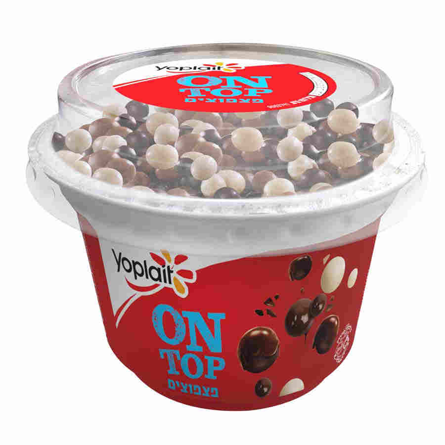 יוגורט יופלה טופ פצפוצים 4.3% 157 גרם