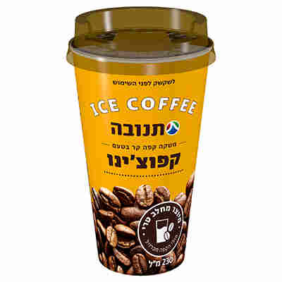 משקה קפה קר בטעם קפוצ'ינו תנובה 230 מל
