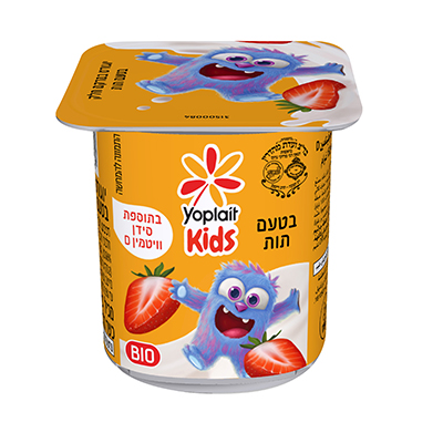 יוגורט יופלה קידס בטעם תות 3% 150 ג'