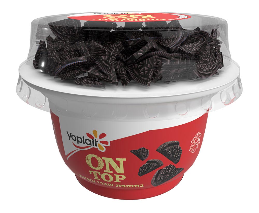יוגורט יופלה טופ שברי עוגיות 4.3% שומן