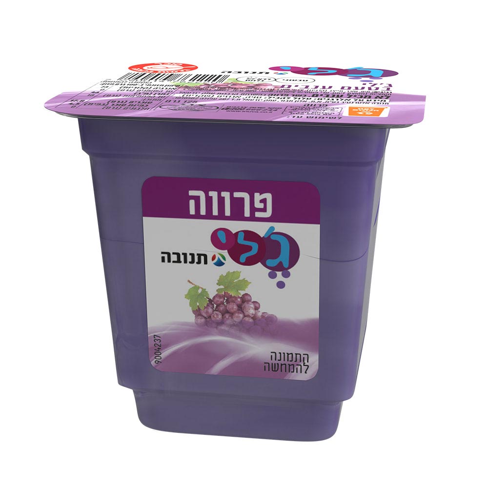 ג'לי תנובה בטעם ענבים 125 גרם