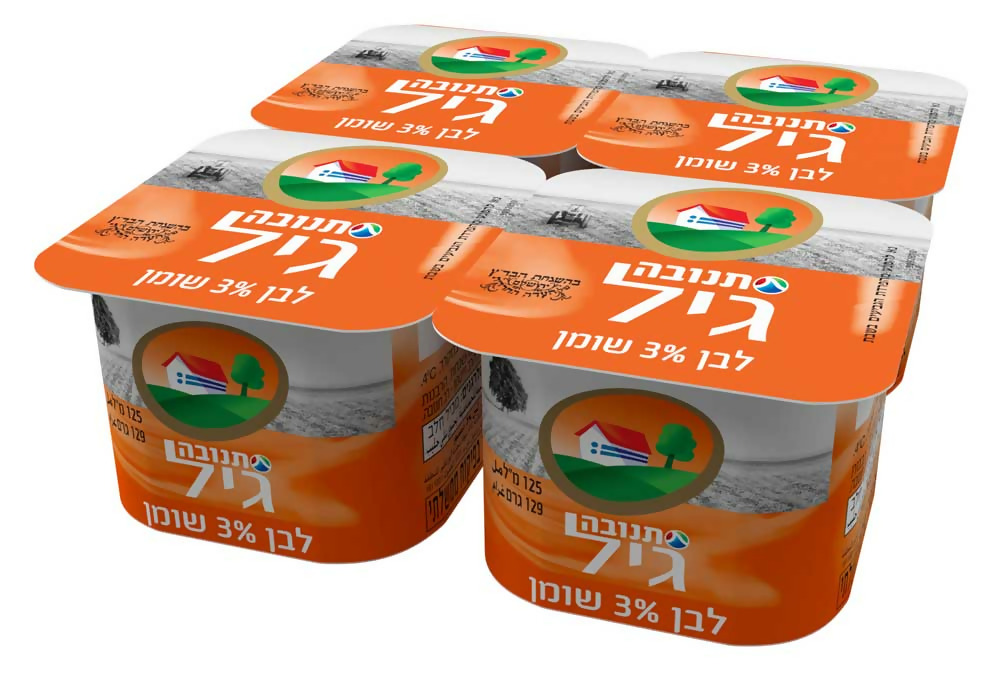 גיל תנובה 3% שומן 125 מל עדח