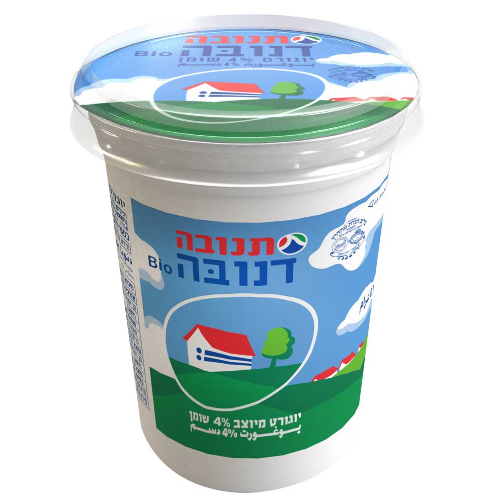יוגורט תנובה דנובה 4% שומן 500 ג' ועדה