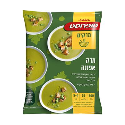 מרק אפונה + שקית ציר סנפרוסט 570 ג רבנות