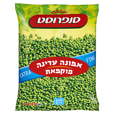 אפונה עדינה סנפרוסט 600 גרם ב.יוסף