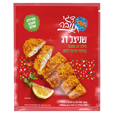 שניצל דג אמנון ציפוי פרורי לחם מוקפא