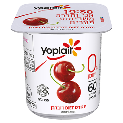 יוגורט דיאט 0% יופלה דובדבן 150 ג'