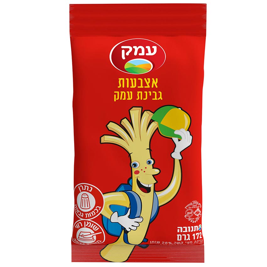 גבינה צהובה אצבעות עמק 28% שומן 172 גרם