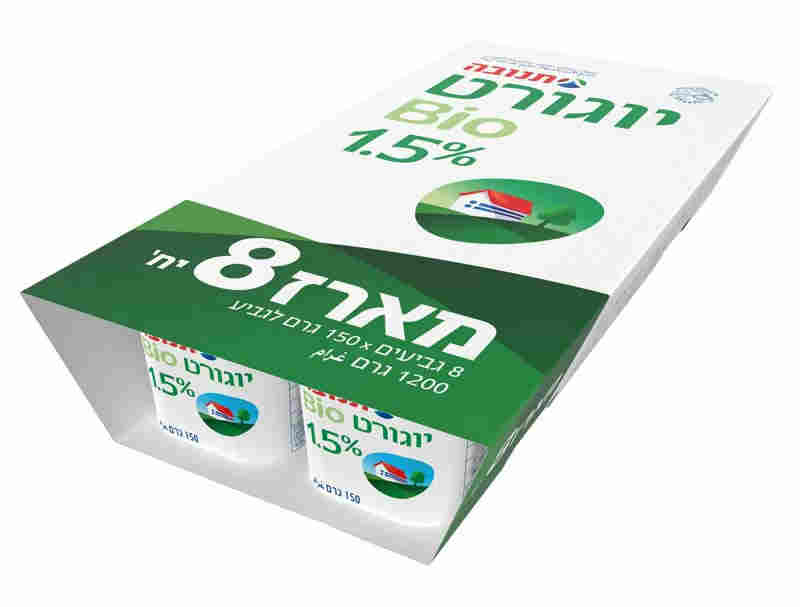 יוגורט תנובה ביו טבעי 1.5% 8*150 ג' מארז