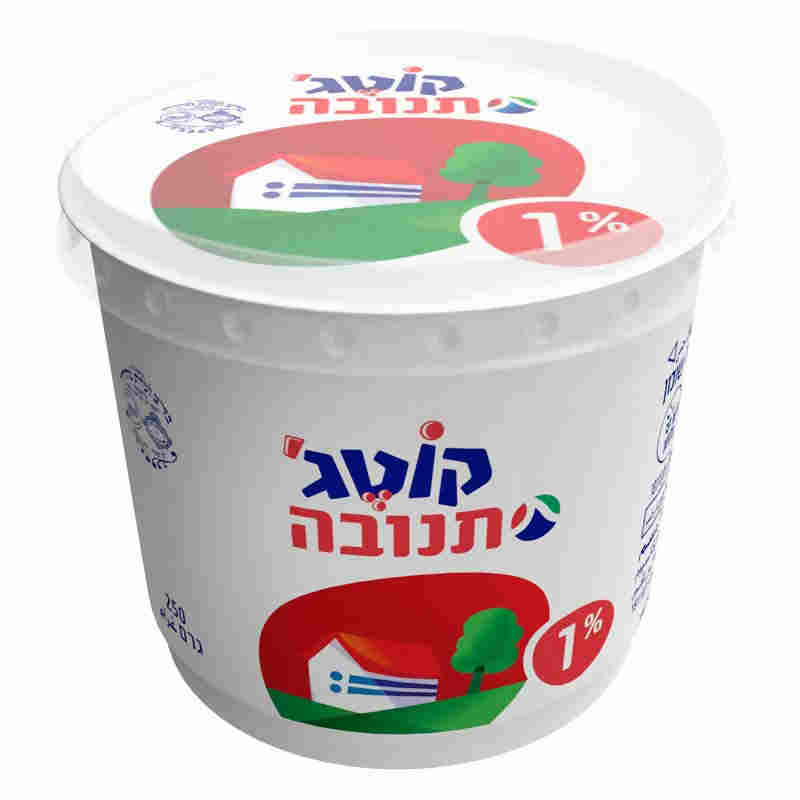 קוטג' תנובה 1% שומן 250 ג'