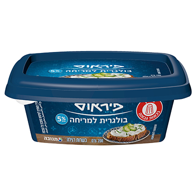 בולגרית למריחה פיראוס 5% שומן 200 גרם