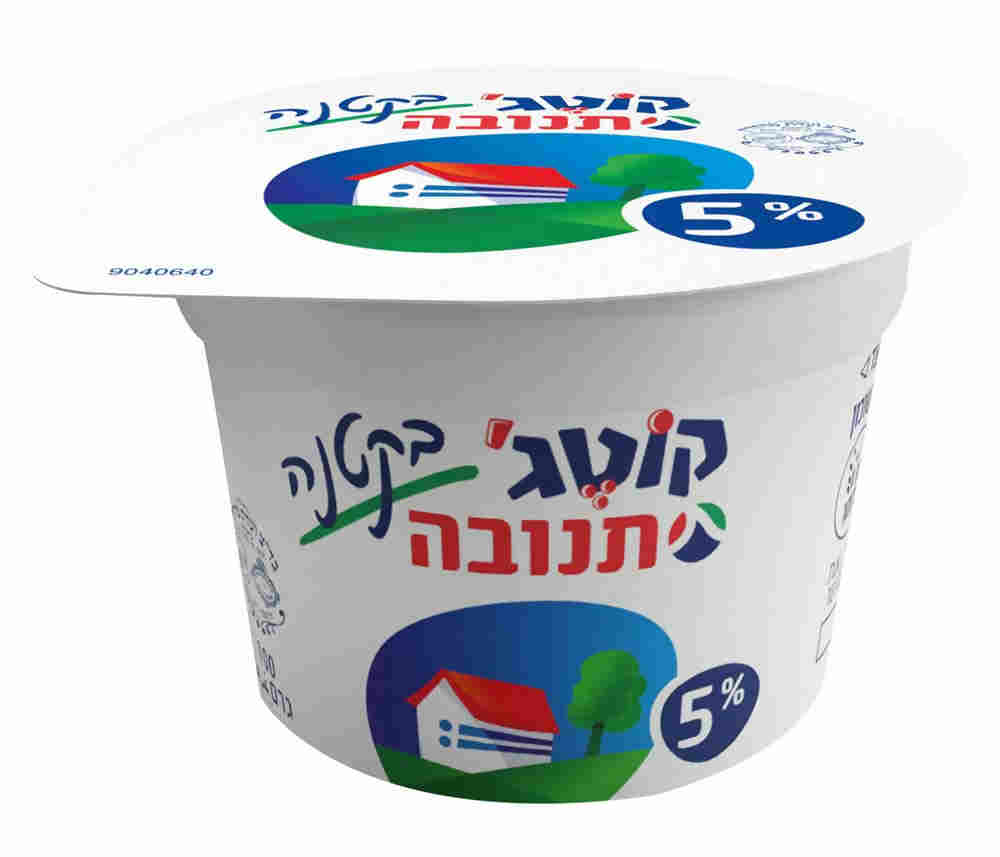 קוטג' תנובה בקטנה 5% שומן 100 ג'