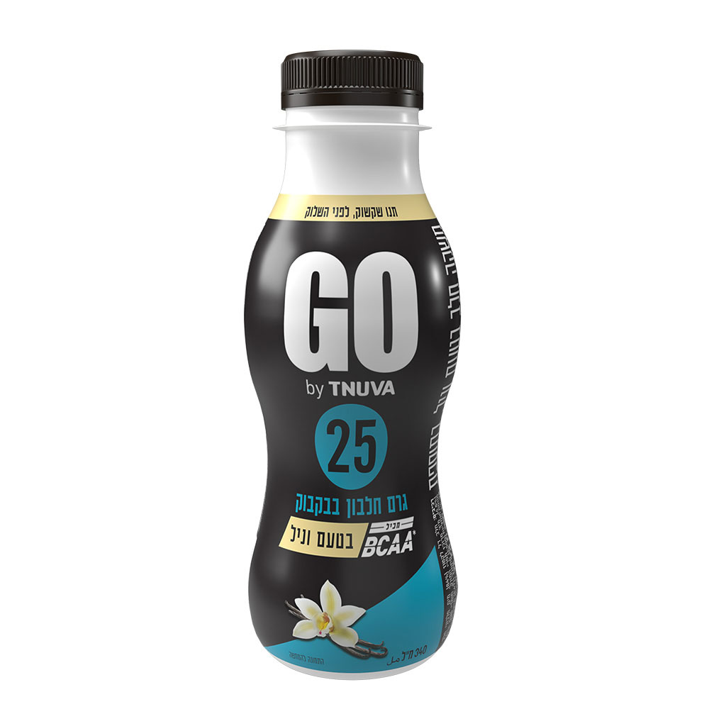 משקה חלבון GO וניל 340 מל