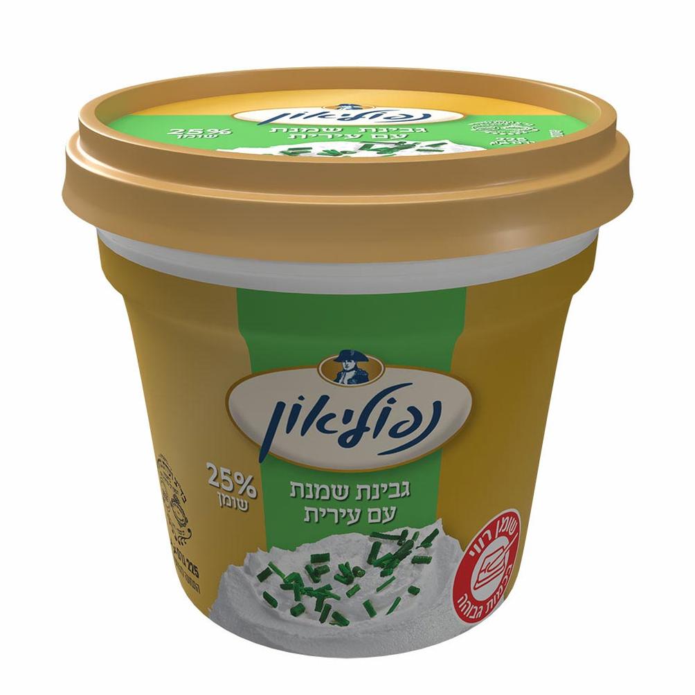 גבינת שמנת נפוליאון עם עירית 25% 225 ג'