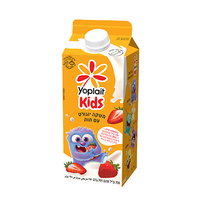 משקה יוגורט יופלה קידס עם תות 1.5% 750מל