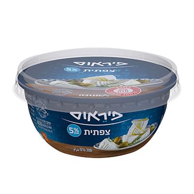 צפתית פיראוס 5% שומן 200 גרם