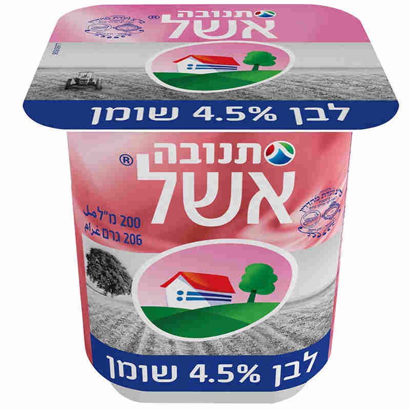 אשל תנובה 4.5% שומן 200 מל ועדה