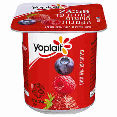 יוגורט יופלה פירות יער 3% 150 גרם