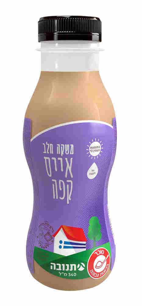 משקה אייס קפה תנובה 2% בקבוק 340 מל