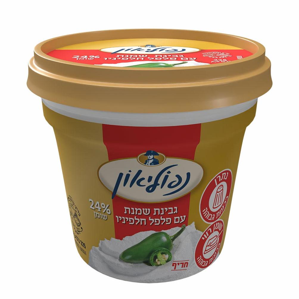 גבינת שמנת נפוליאון עם חלפיניו 24% 225 ג