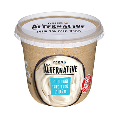 ממרח סויה 9% בטעם טבעי אלטרנטיב 250 גרם