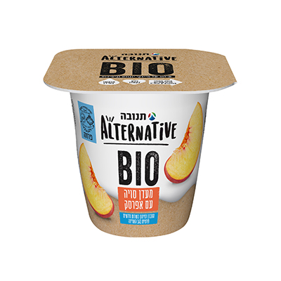 מעדן סויה ביו עם אפרסק אלטרנטיב 150 גרם