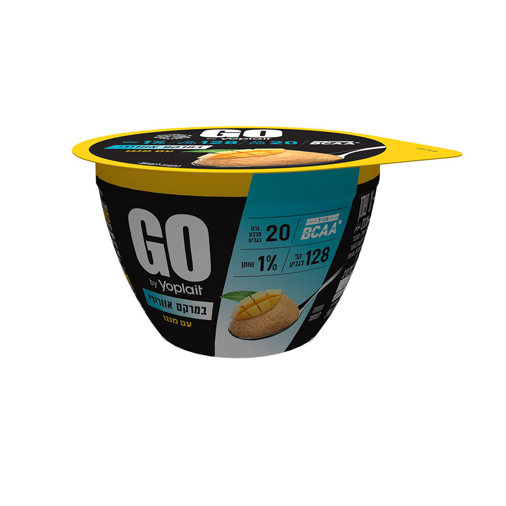יוגורט חלבון GO 20 גרם אוורירי עם מנגו1%