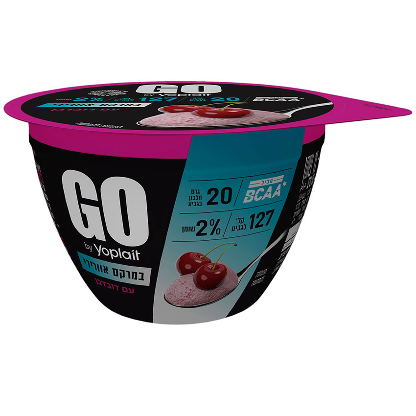 יוגורט חלבון יופלה GO אוורירי עם דובדבן