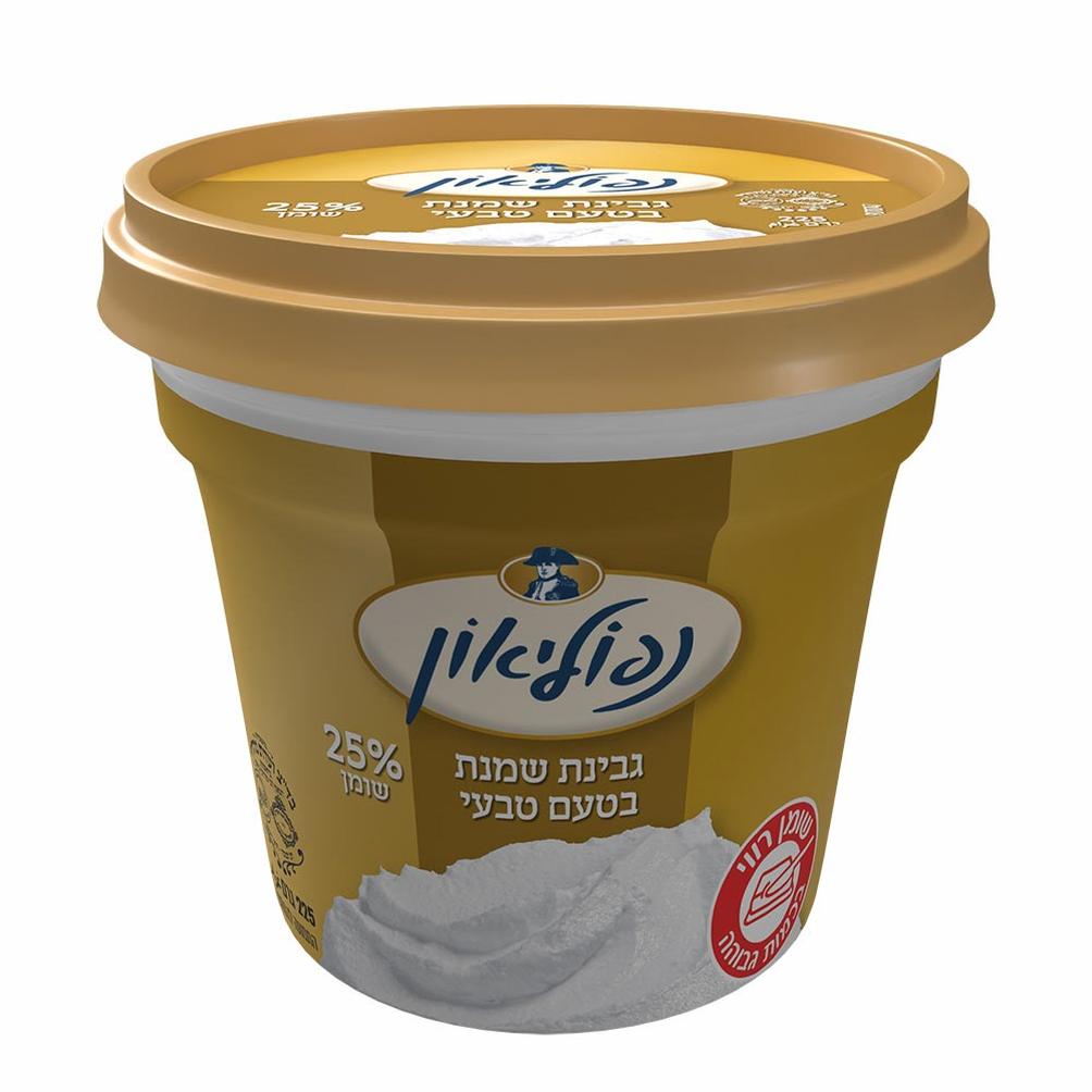 גבינת שמנת נפוליאון בטעם טבעי 25% 225 ג'