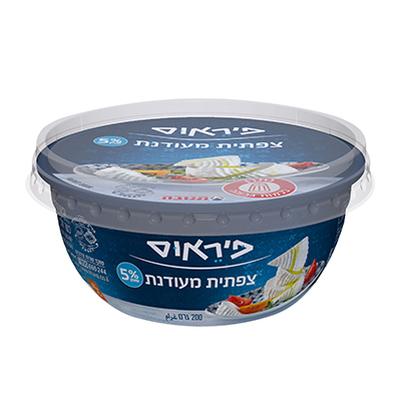 צפתית מעודנת פיראוס 5% שומן 200 גרם
