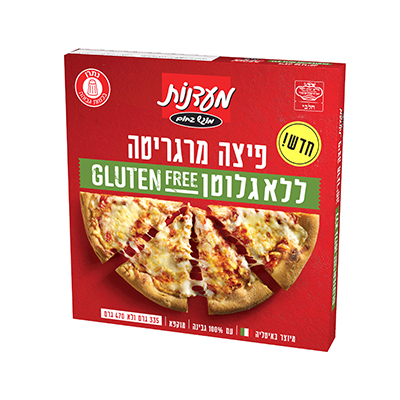 מעדנות פיצה מרגריטה ללא גלוטן