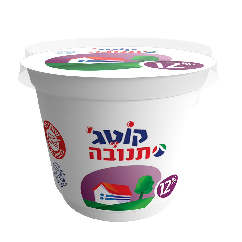קוטג' תנובה 12% שומן 250 ג'